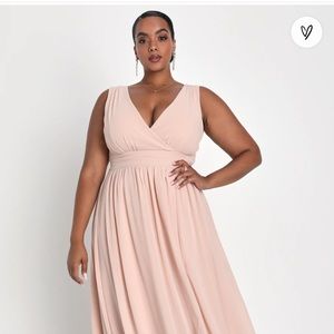 Bridesmaid dress worn once - LULU’s